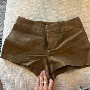 Gucci Gold Shorts - Has been altered to fit like size 2